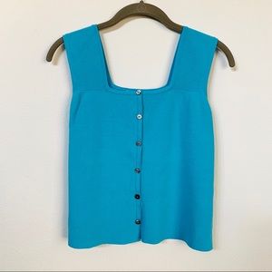 VINTAGE Joseph A. Button-up Tank